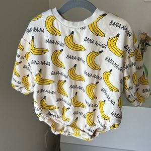 Double layered banana onesie